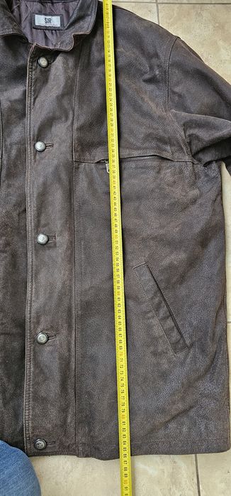Sir kurtka męska skórzana rozmiar XXL wymiary na zdjęciach
