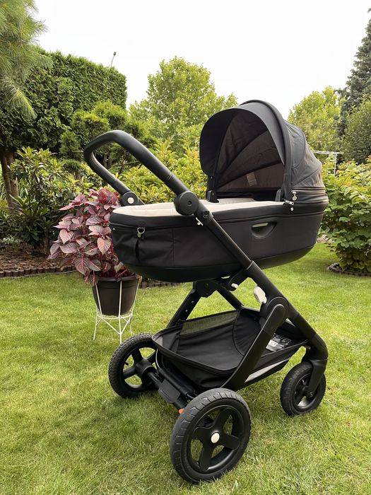 Wózek Stokke Trailz 2w1 czarna rama bardzo dobry stan