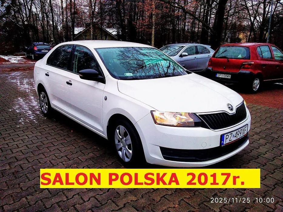 Skoda RAPID 1.0 Salon Polska  1 własciciel 2017r. EURO6 lub zamiana