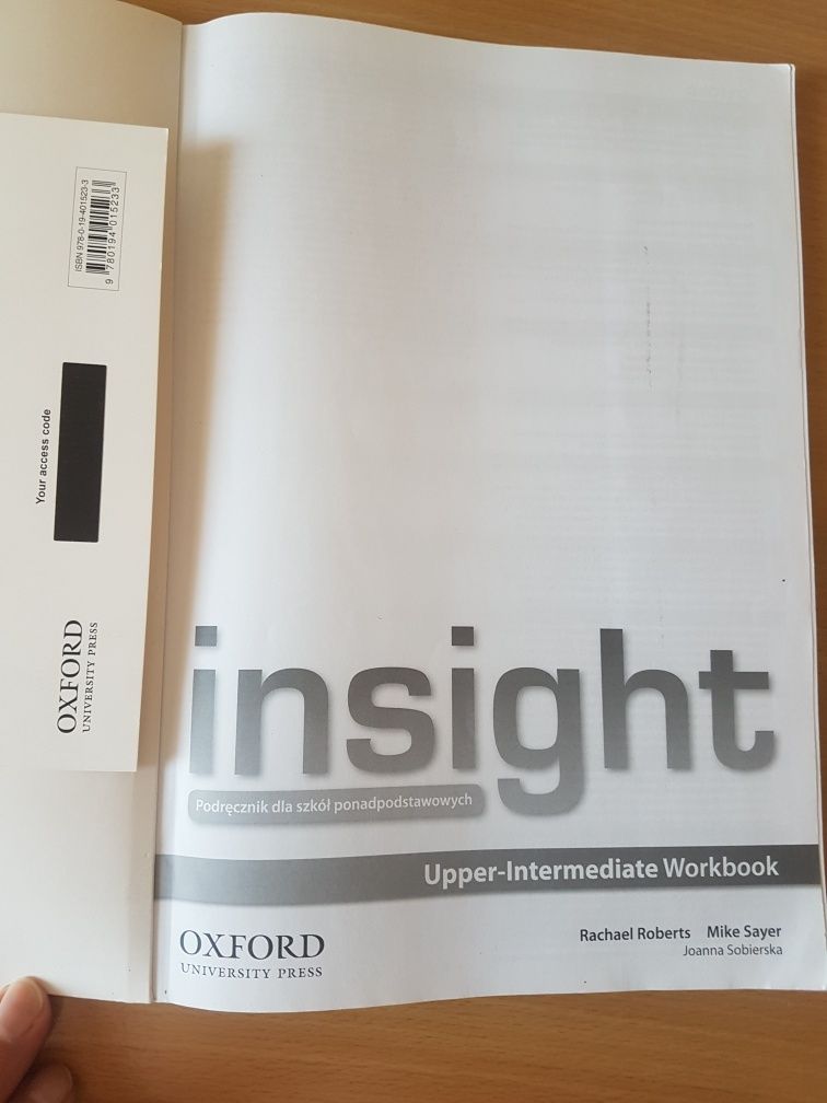 Insight Upper - Intermediate Workbook