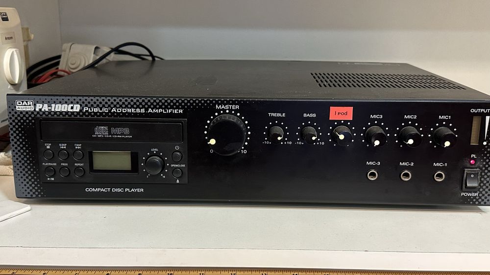 Amplificador DAP som linha 100v