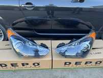 Фары Hyundai Veloster 12-17 г Линзованные Depo