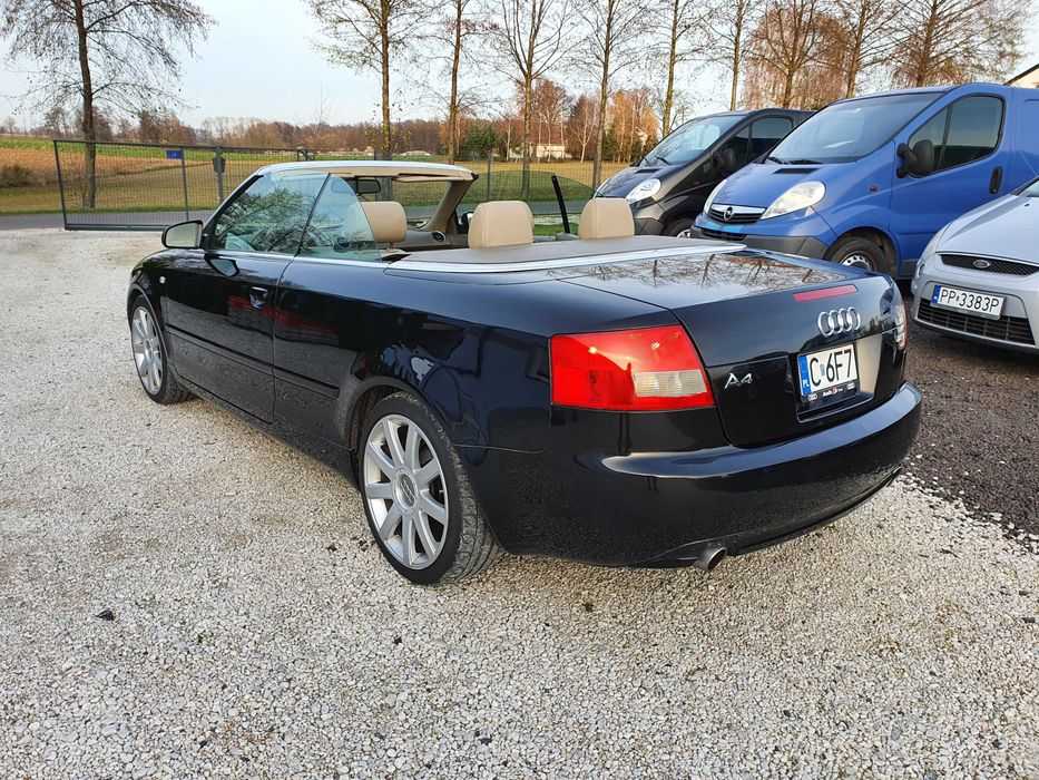 Audi A4 B6 Cabrio 1.8T LPG Automat Skóra Alu 18 cali Zamiana Zapraszam