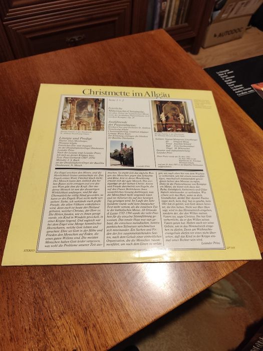 Продам пластинку Chrismette im Allgau
