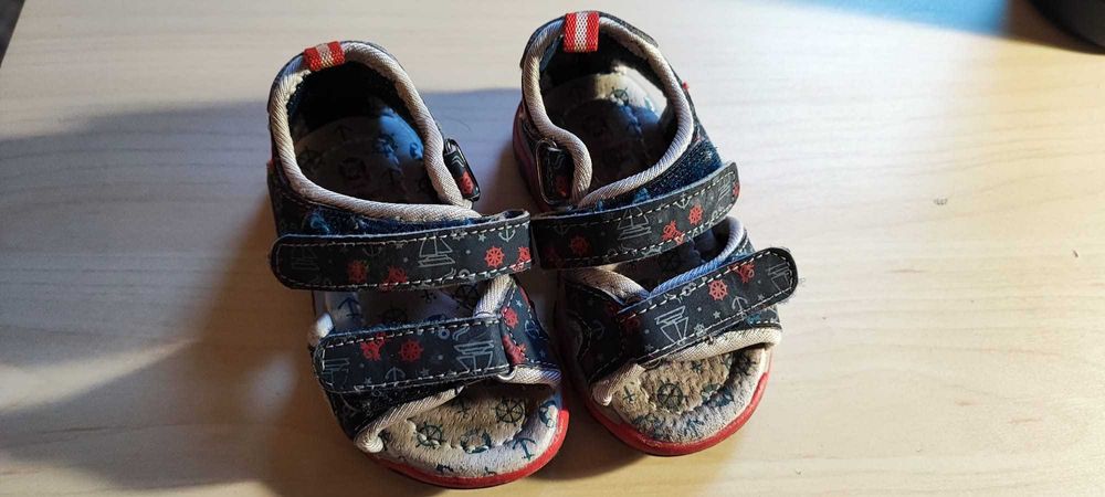 Sandália Beppi Menino Vermelho/Azul