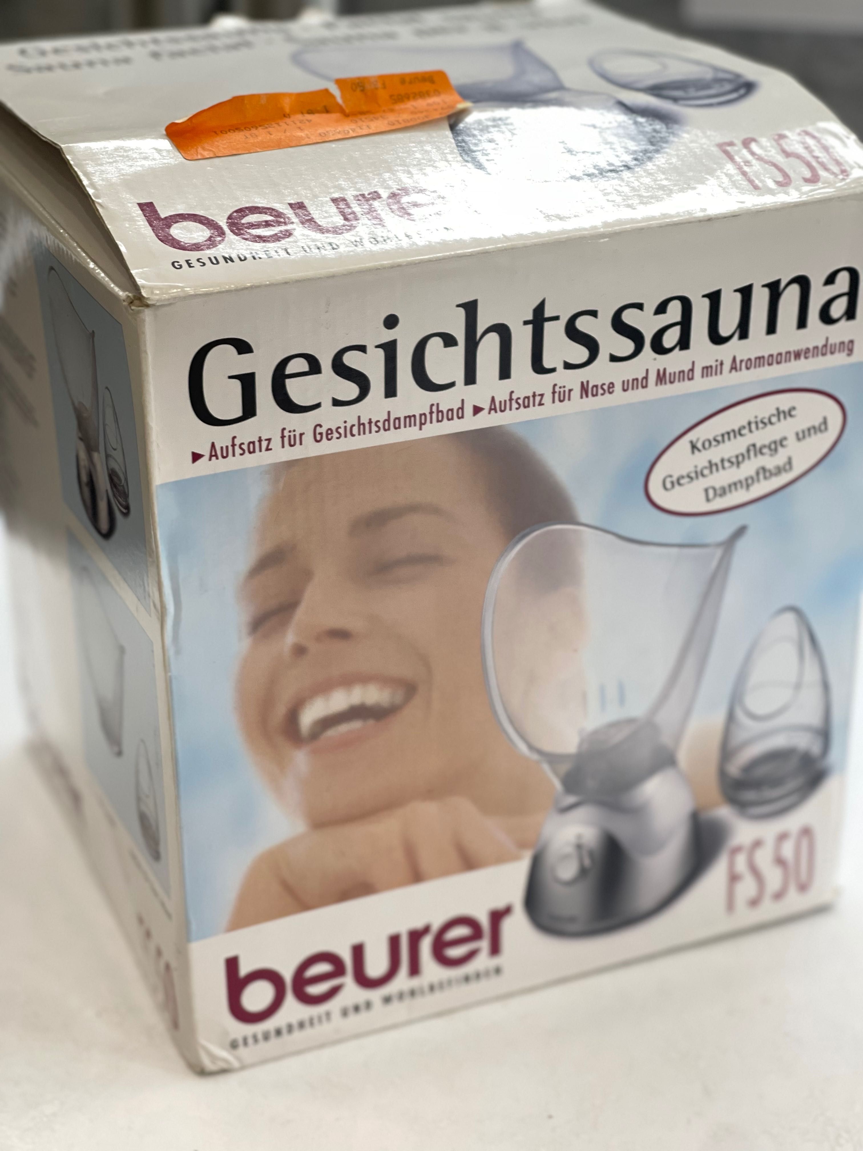 Сауна для обличчя інгалятор з німеччини в ідеальному стані beurer fs50