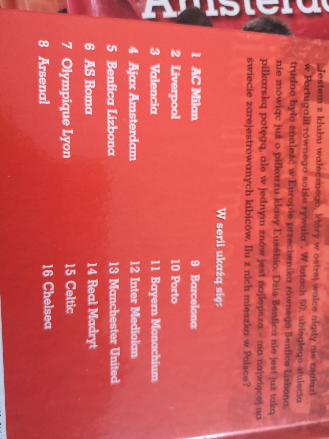 Kolekcja książek o klubach sportowych