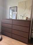 Comodas Ikea MALM castanhas 4 gavetas