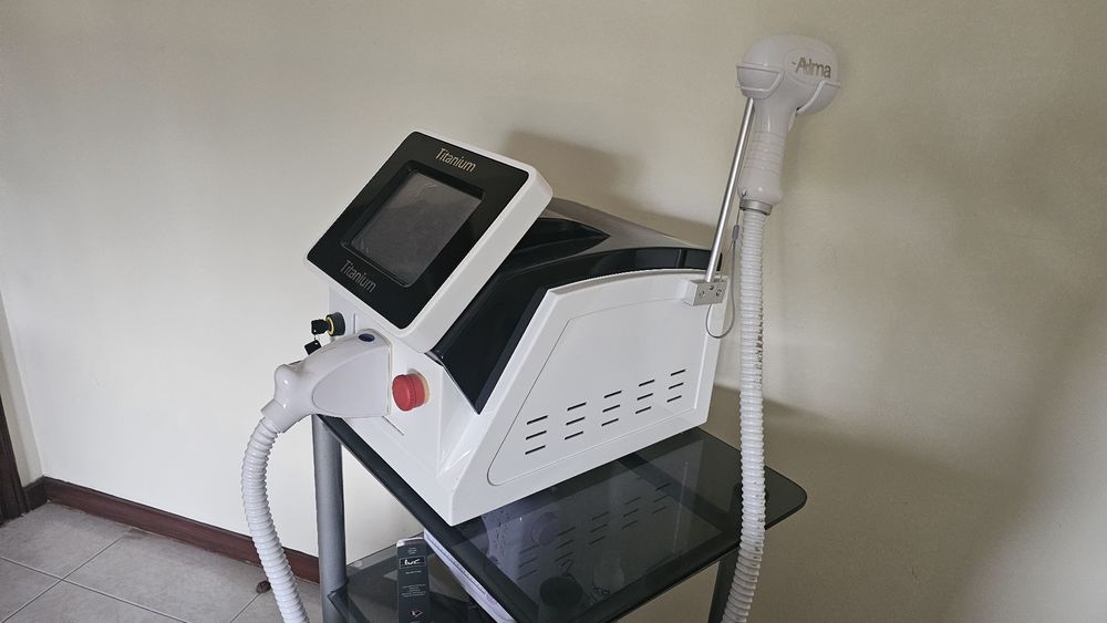 Maquina laser diodo 3 ondas seme nova