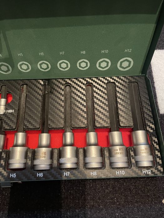 Zestaw kluczy nasadowych z bitami 18 szt.Parkside