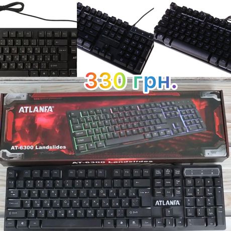 Ігрова клавіатура з RGB підсвічуванням ATLANFA AT-6300