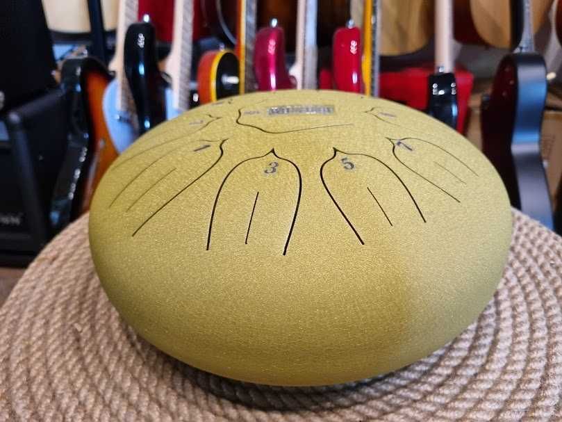Lotus tongue drum Hluru THL11-12-Golden 12" 11gł. Tank Drum steeldrum