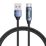 Kabel Tech-Protect UltraBoost z wyświetlaczem LED USB-C / USB-A 66W 6A