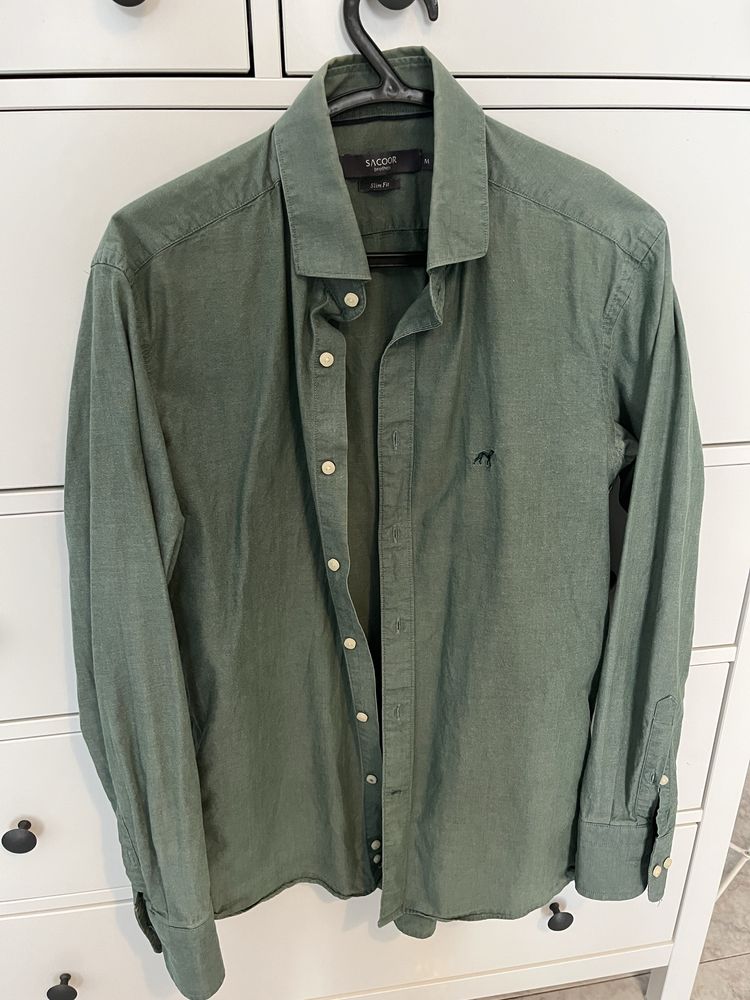 Camisa Sacoor verde de verão - Tam M