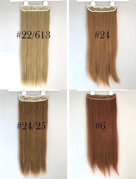 Doczepiane włosy Clip in ALL HEAD 120g 60 cm OSTRE KOLORY kolorowe
