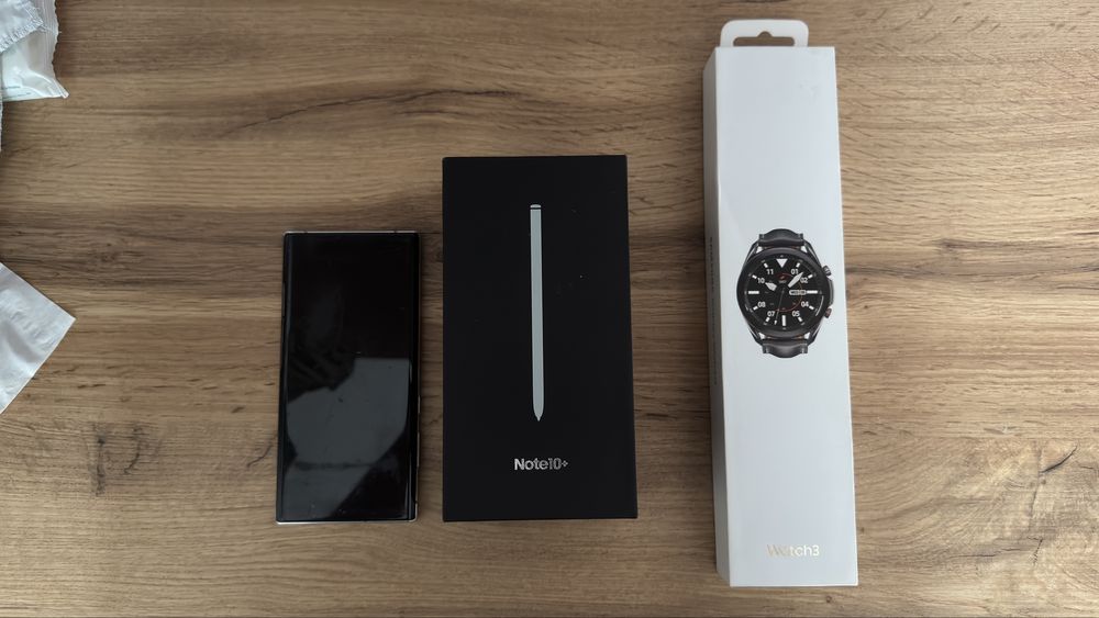 Samsung Galaxy Note 10 + plus i Galaxy Watch 3