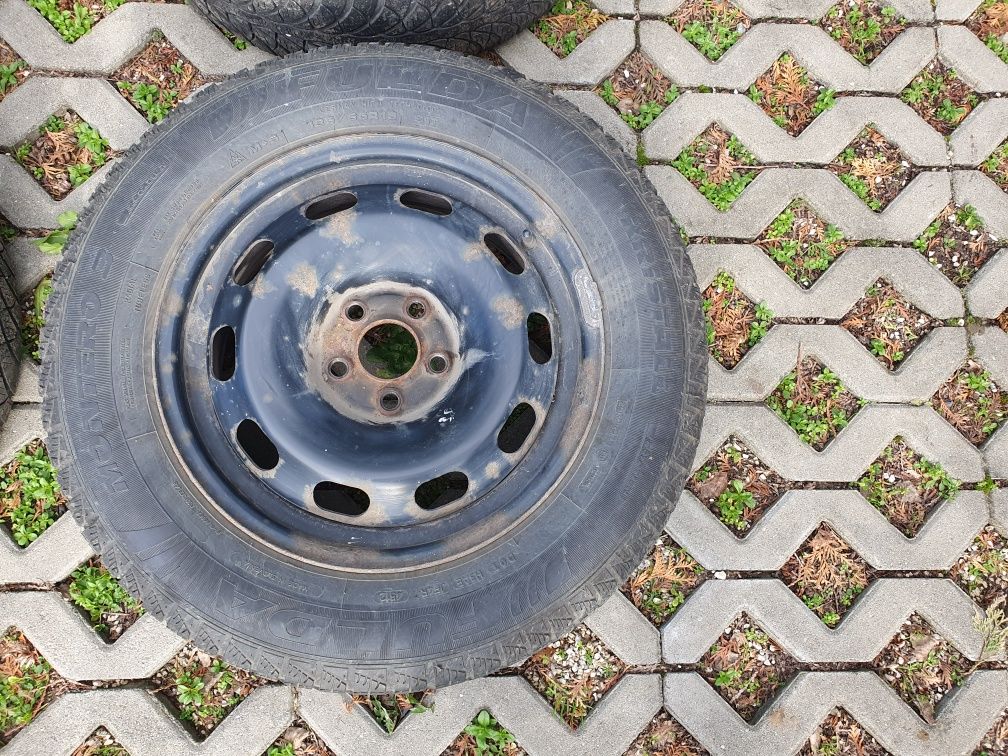 Opony zimowe z felgami 5x100 r15 Audi A3, Golf IV