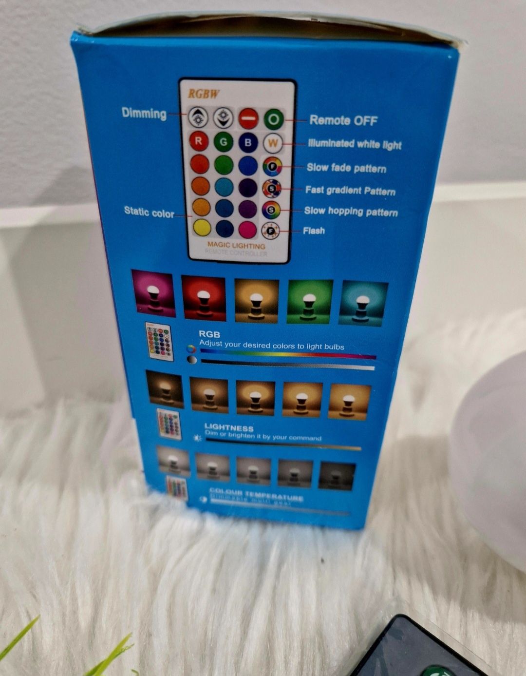 Lâmpada led RGB nova