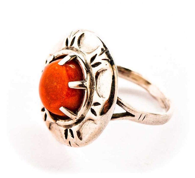 Srebrny Pierścionek - 4,44g - IMAGO ARTIS do 1963 roku - Wzór 2-18