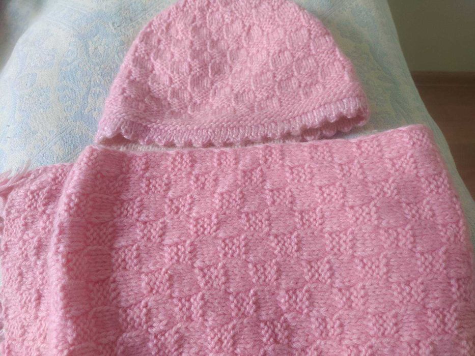 шапка берет жіноча тепла комплект