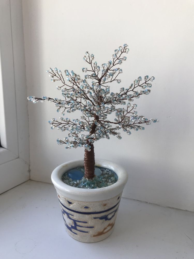 Зимние дерево из бисера