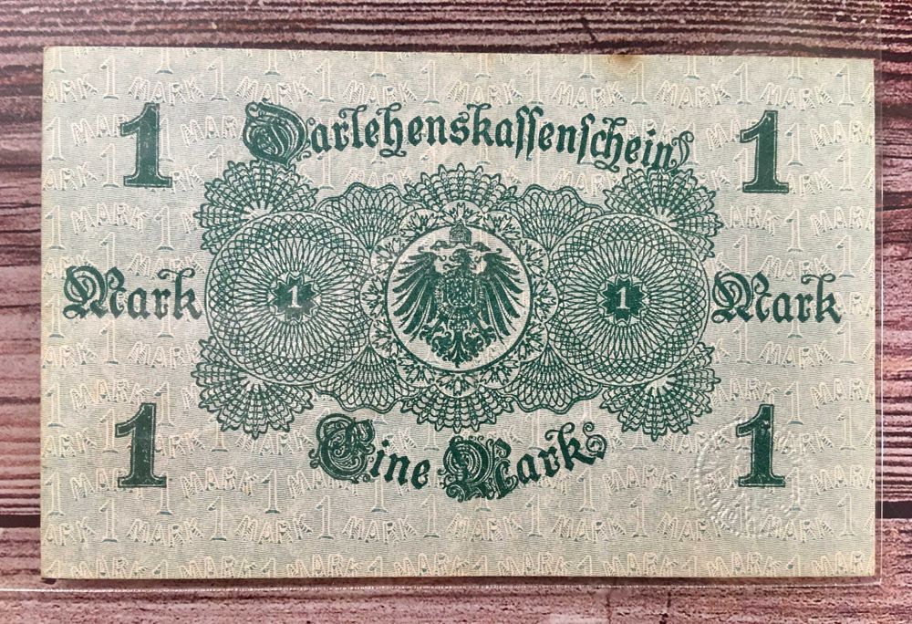 1 marka (Reichsmark) 1914 rok - Cesarstwo Niemieckie - stan aUNC - #9
