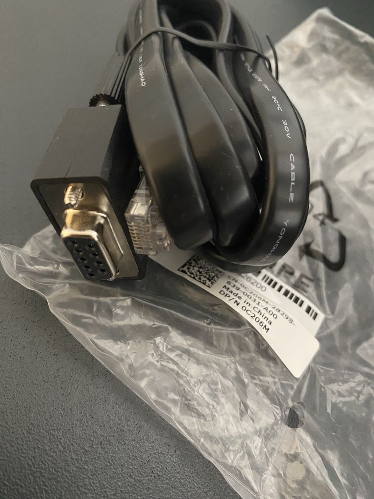 Kabel przewód konsolowy cisco V2 RS232/DB9-RJ45