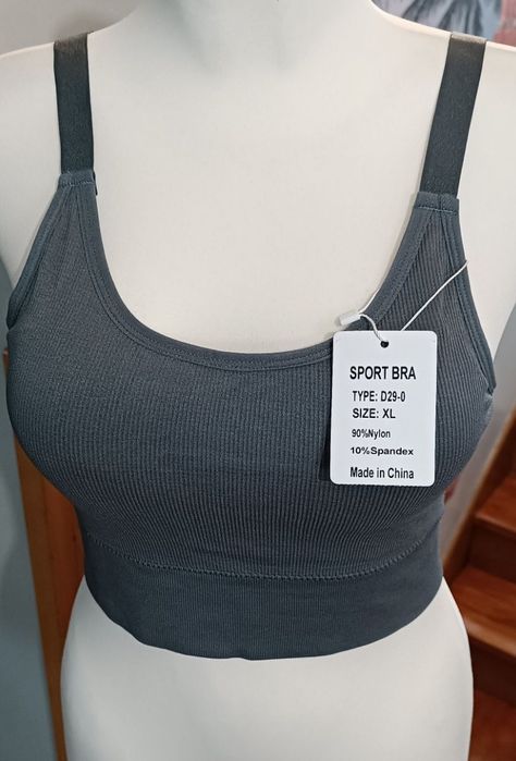 Biustonosz Sportowy usztywniany bez Fiszbin Angool r.XL 85/C Nowy