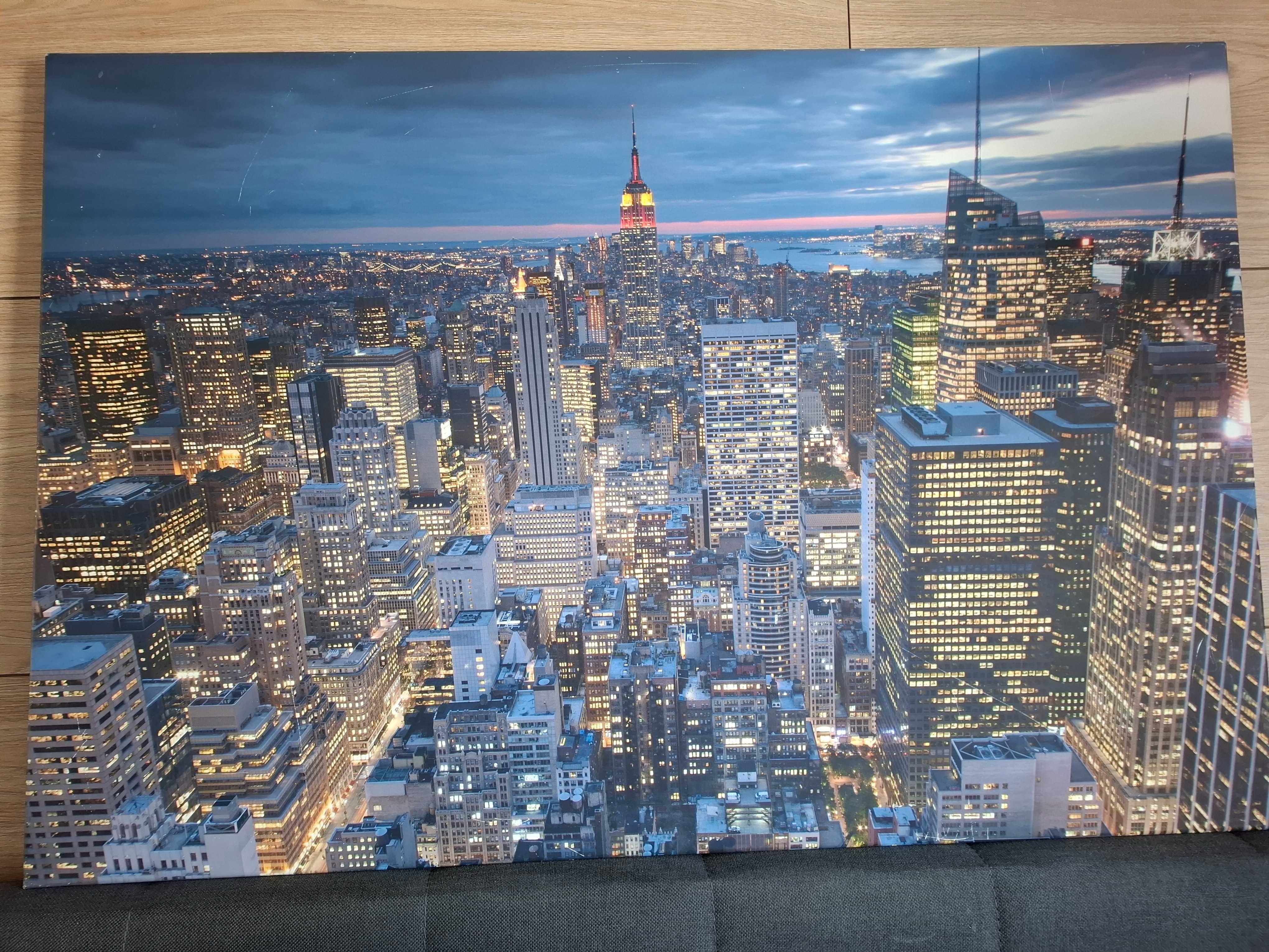 obraz wall print panorama New York wymiary 120 x 80
