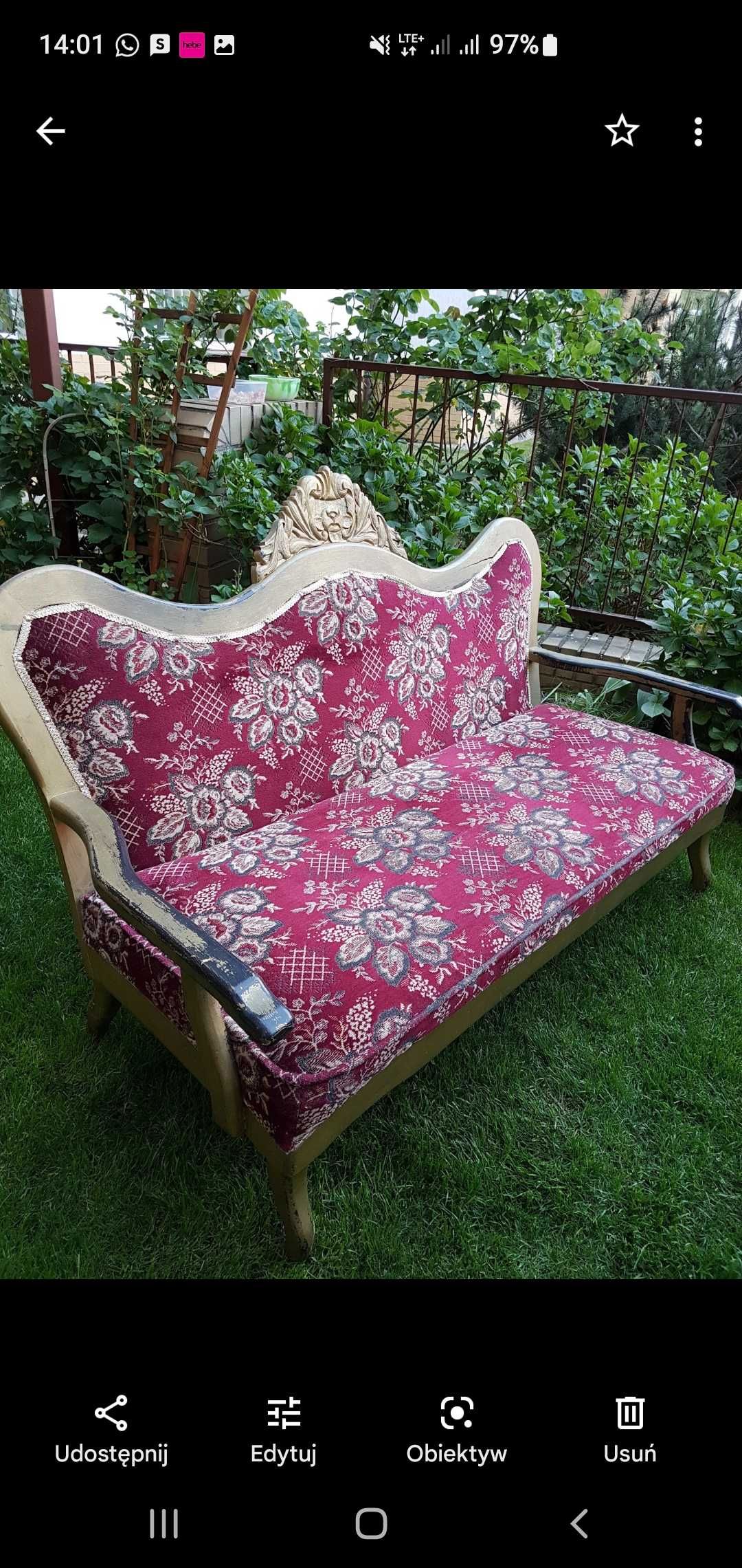 Vintage retro-Sofa stylowa