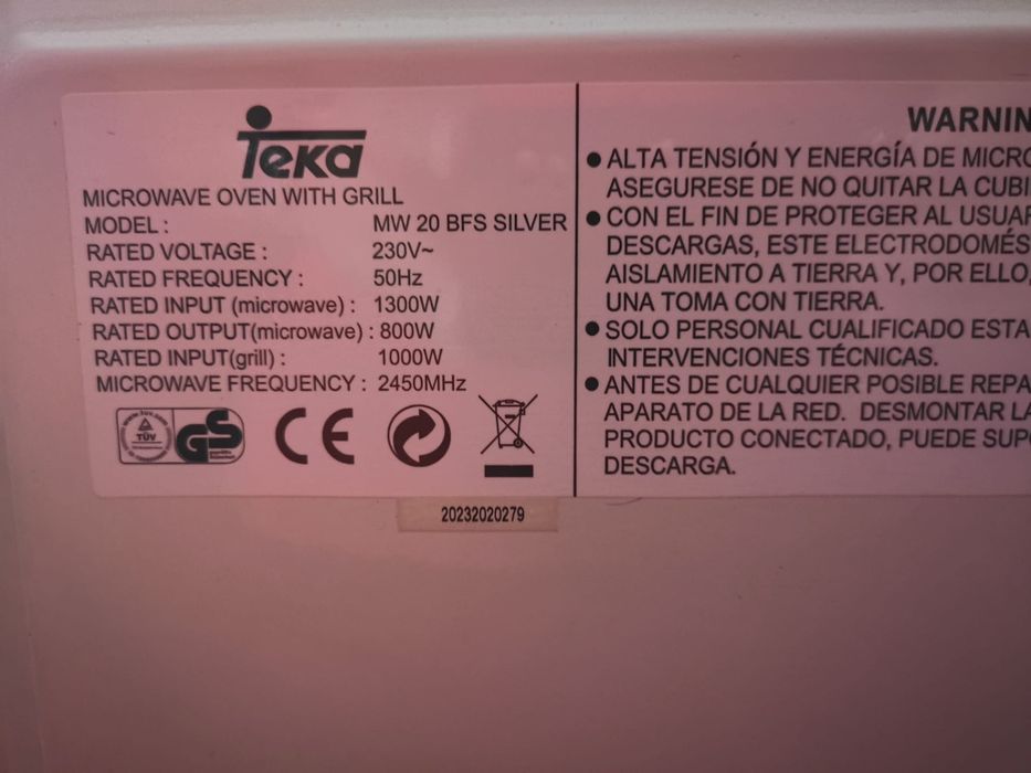 Microondas Teka Usado