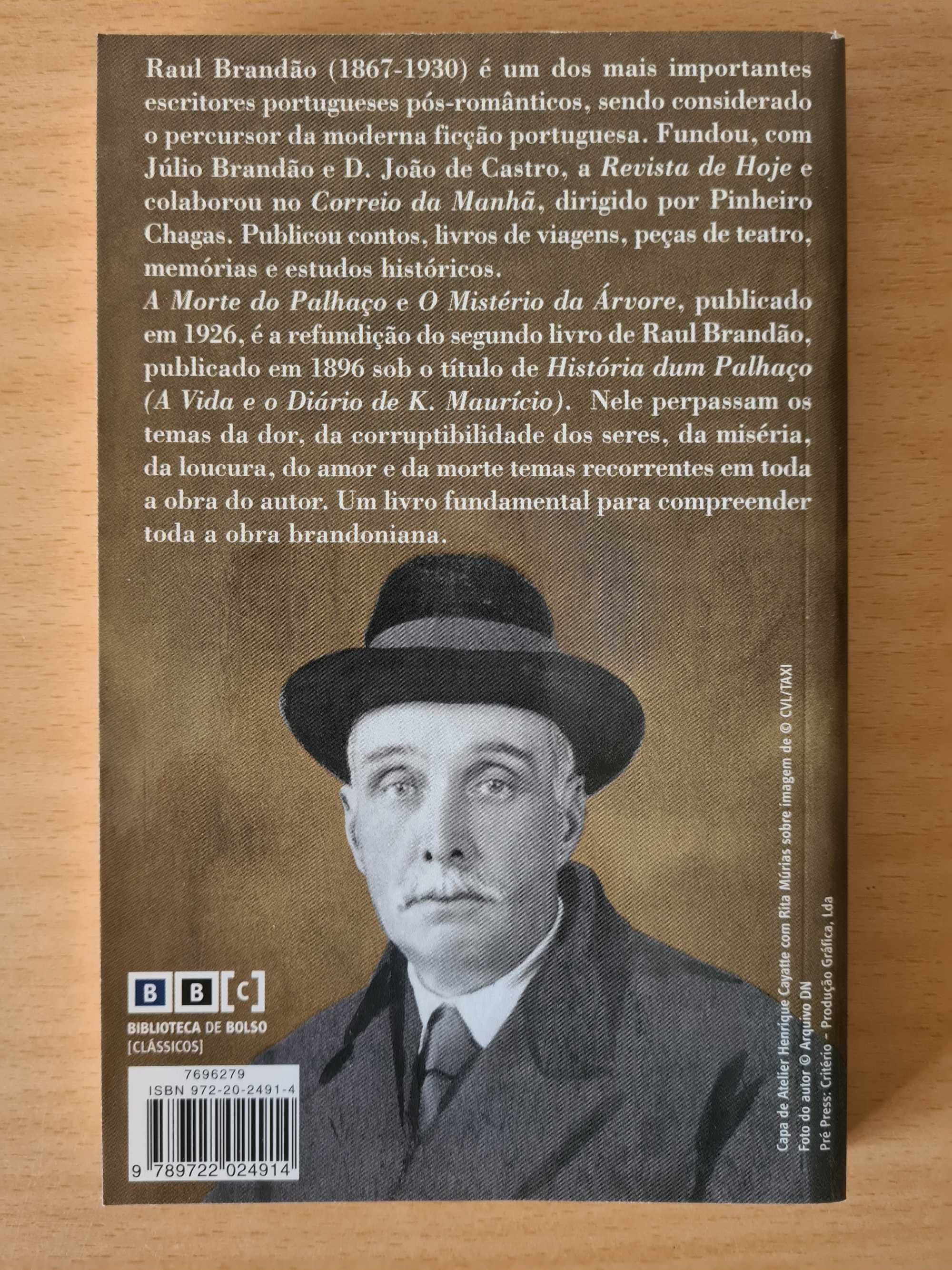 Livro "A Morte do Palhaço e o Mistério da Árvore" de Raul Brandão