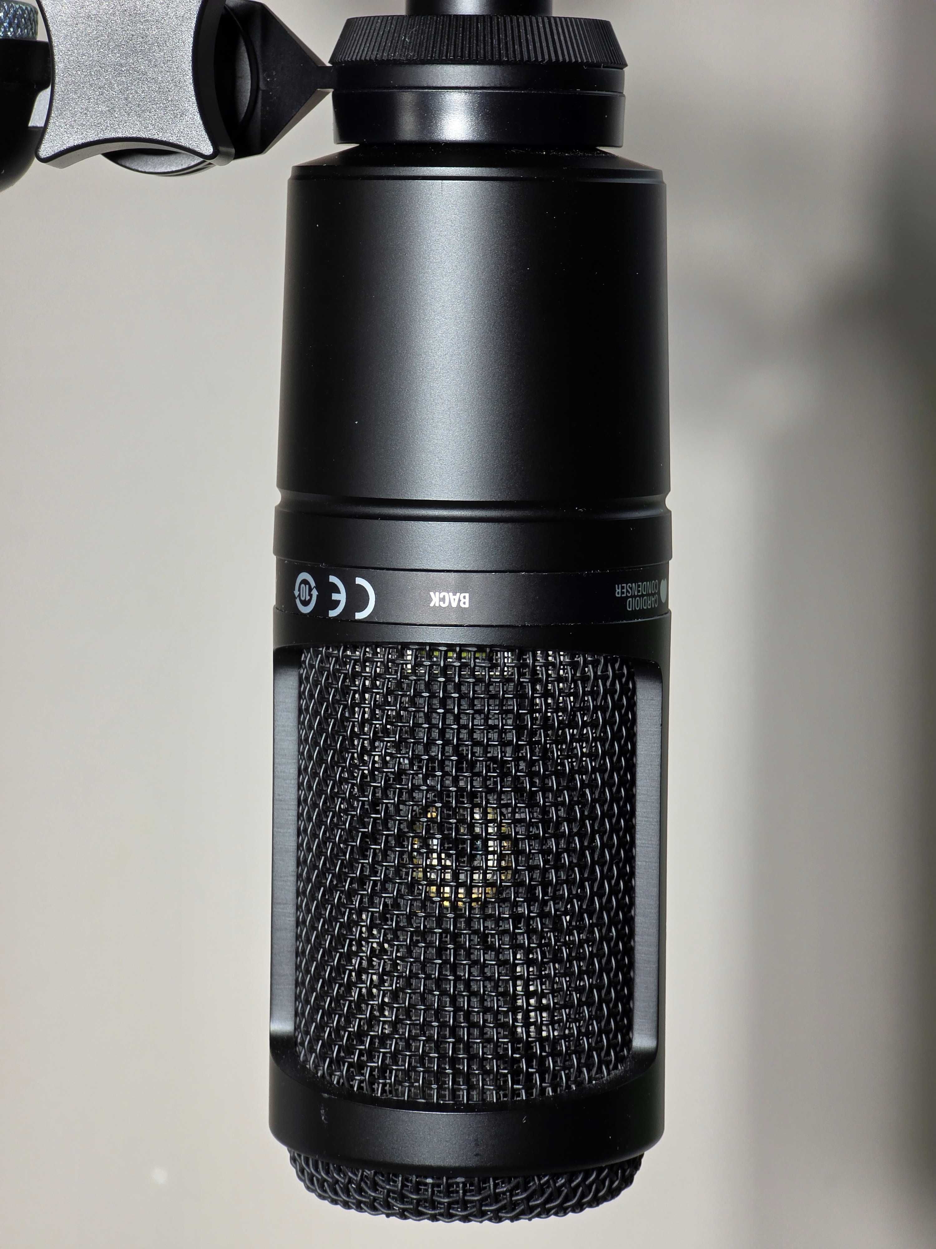 Audio-Technica AT2020 jak nowy + ramię Mozos SB37 (opcjonalnie)
