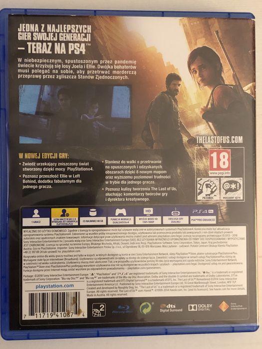 The last of us pl dubbing gra na ps4 gry playstation ps5 pro remastere