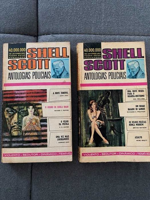 Shell Scott – Antologias Policiais (Editorial Íbis, 1967) 2 vols