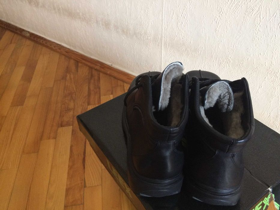 черевики чоловічі зимові шкіряні р.45
