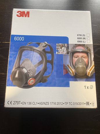 Maska pełnotwarzowa/całotwarzowa 3M 6800-M