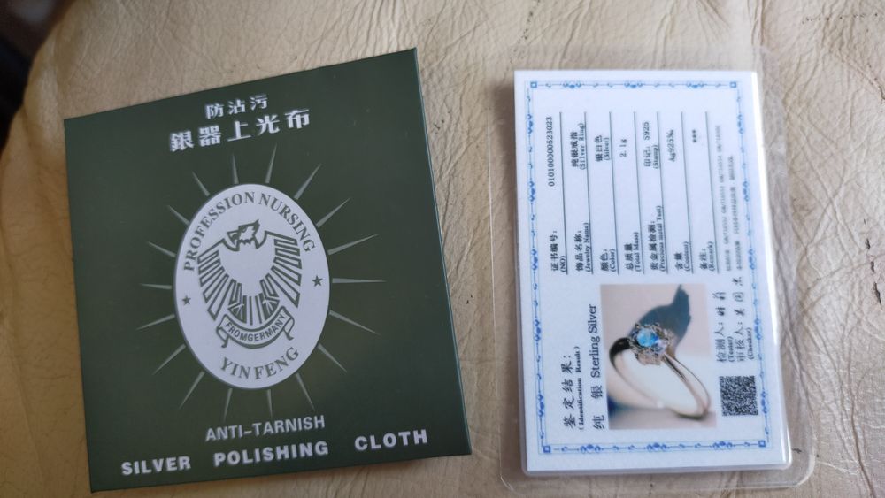 Vendo anel prata S925 prata e diamante moissanite