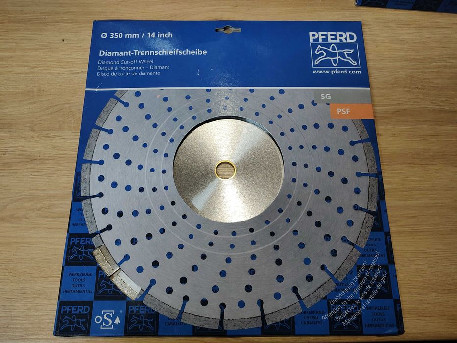 Diamentowa tarcza PFERD DS 350x2,8x20,0 mm SG do kamienia i betonu