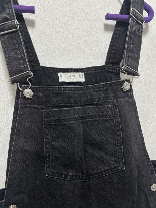 Джинсовий сарафан (сукня-комбінезон) Mango