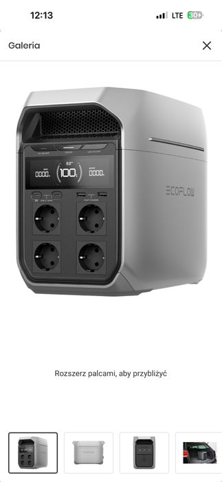 ECOFLOW Delta 3 Plus 1024Wh Bank energii