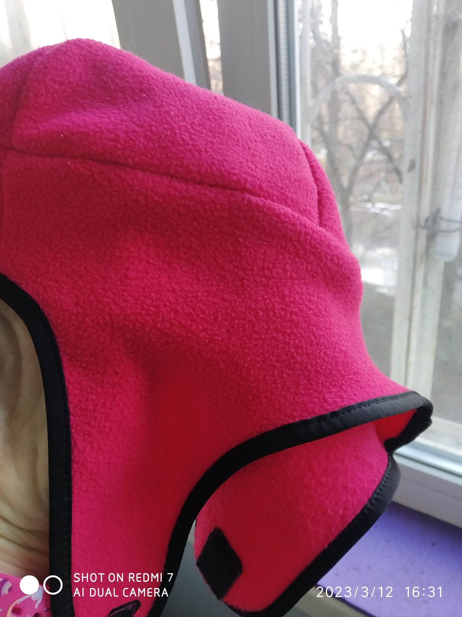 Converse, шапочка розовая на 1 -2 года