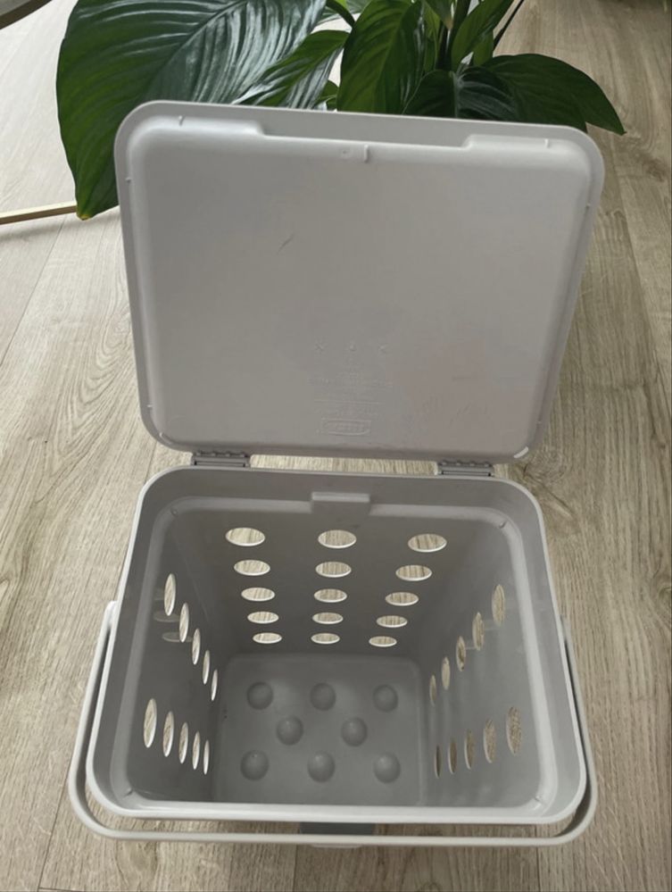 Kosz z pokrywą na odpady bio Ikea