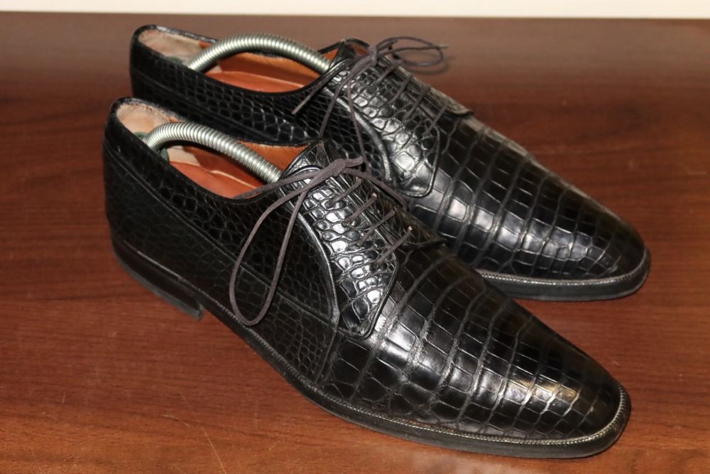 Крокодилові Туфлі A. Testoni - Натуральний крокодил • Оригінал