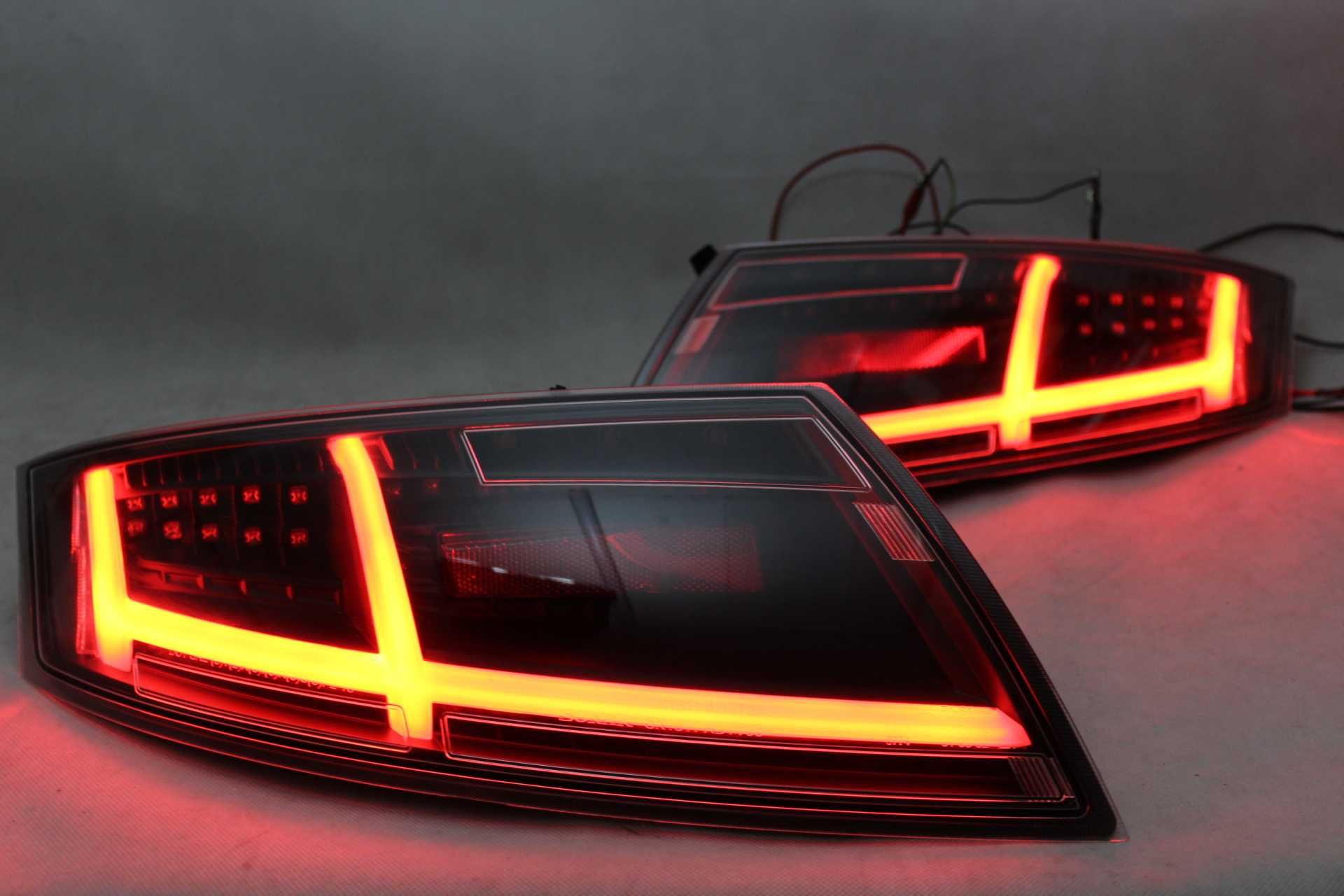 Lampy tylne tył AUDI TT 8J 2 II 06-14 LED BLACK BAR NEON Dynamiczne