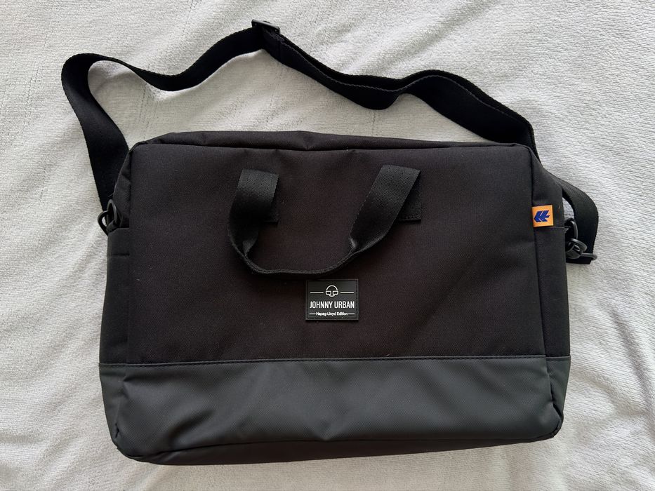 Czarna torba na ramię na laptop Johnny Urban Hapag-Lloyd Edition