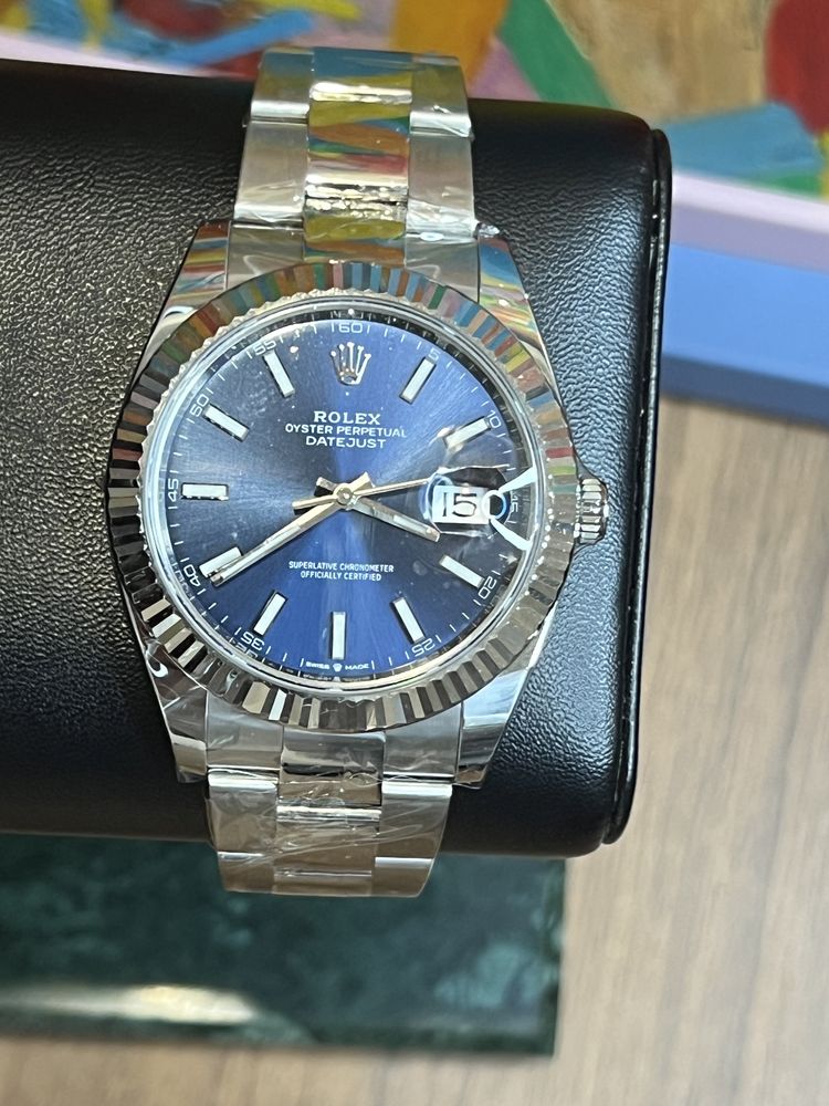 Rolex Datejust 41 Nowy / Nienoszony / Kompletny zestaw / Białe złoto