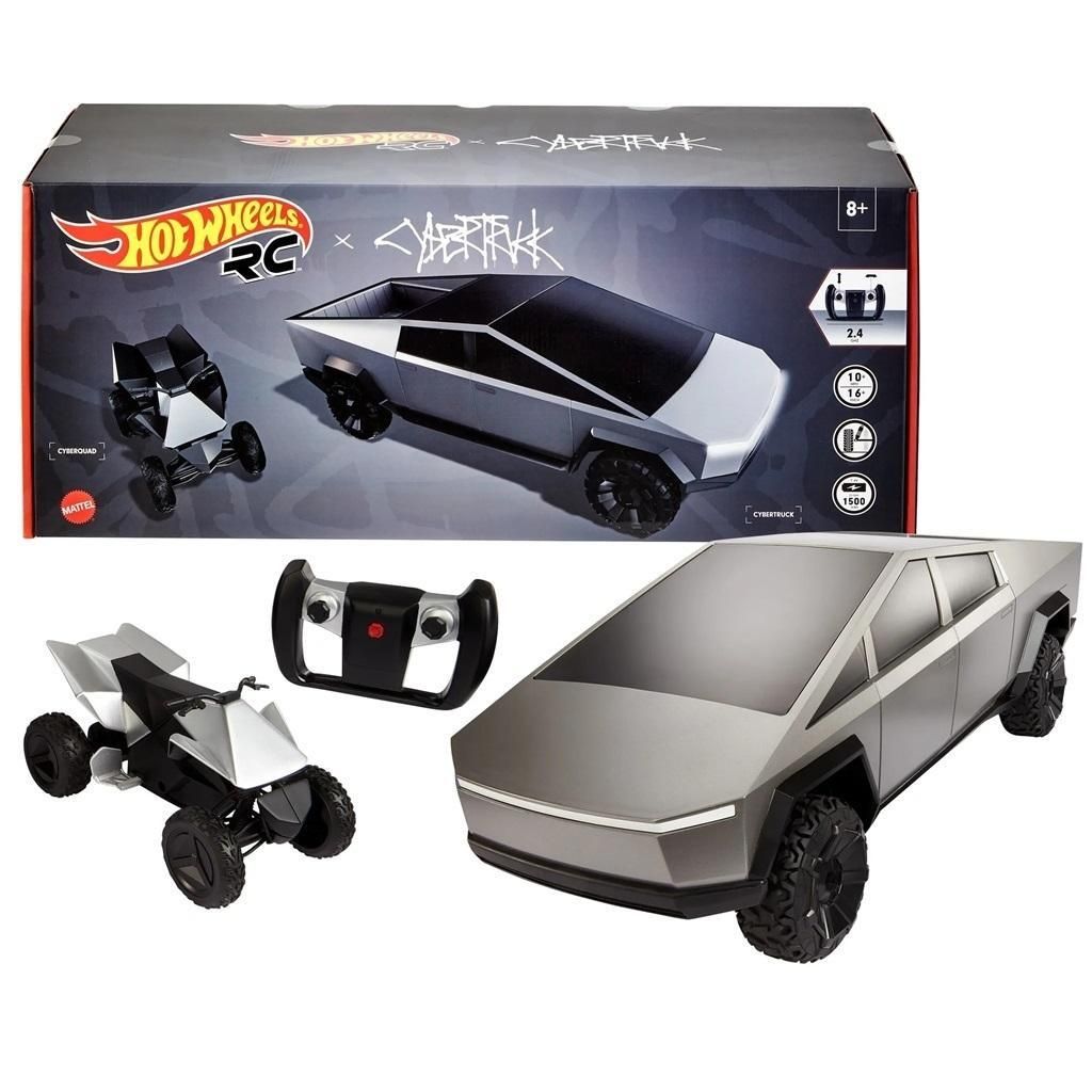 Hot Wheels R/c Tesla Cybertruck 1:10, Mattel