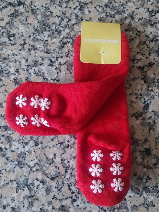 Meias Antiderrapantes NATAL CALZEDONIA - Unissexo - Tamanho 22-24