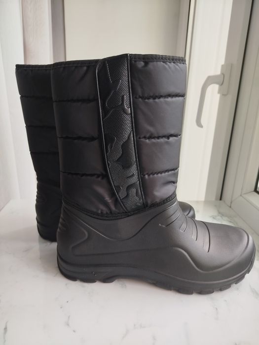 Зимові чоботи-дутіки, низ з пєнки, на мокру погоду